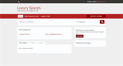 Desktop Screenshot of luxury-spaces.com